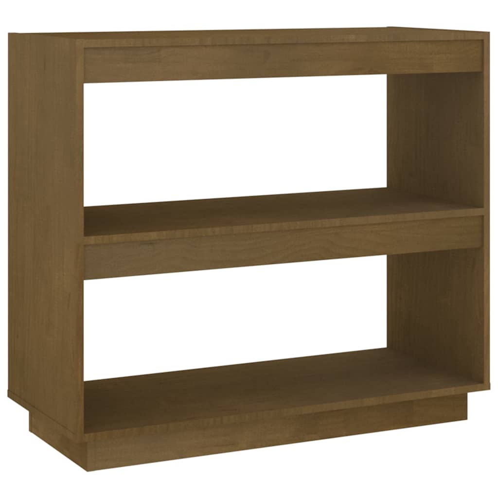 Libreria Marrone ambra 80x35x71 cm in Legno Massello di Pino