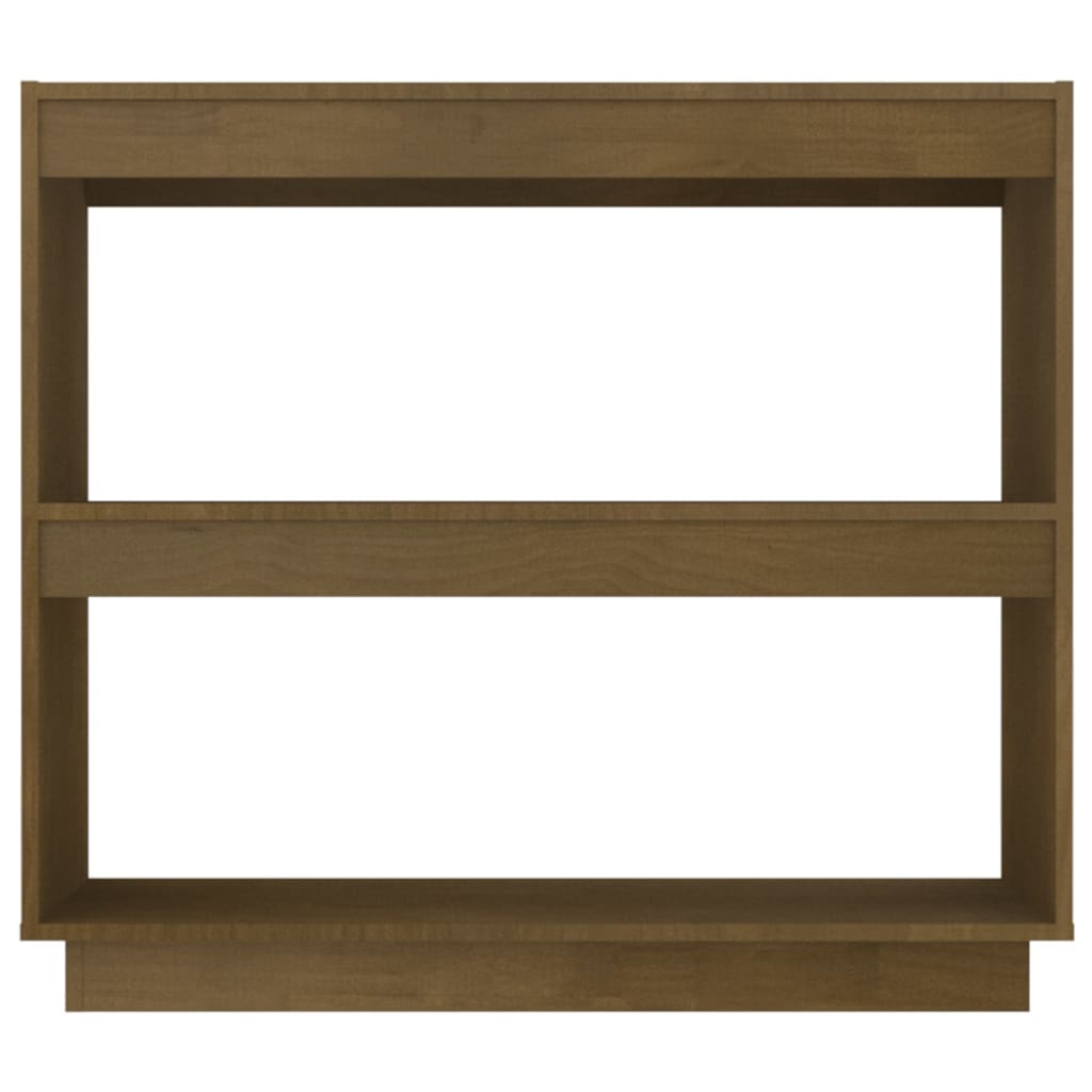 Libreria Marrone ambra 80x35x71 cm in Legno Massello di Pino | homemem39