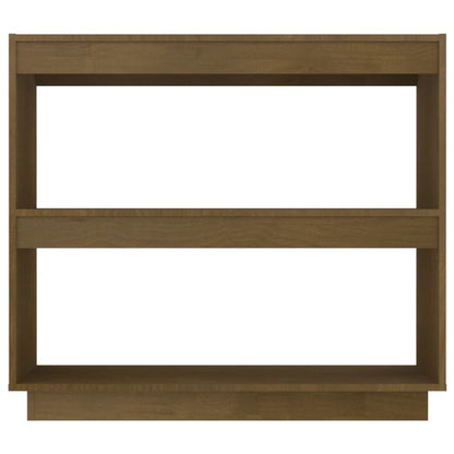 Libreria Marrone ambra 80x35x71 cm in Legno Massello di Pino | homemem39