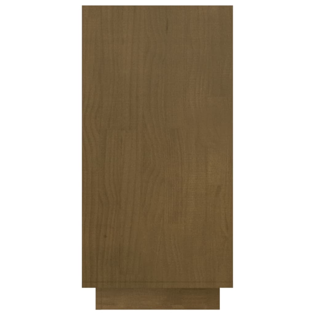 Libreria Marrone ambra 80x35x71 cm in Legno Massello di Pino | homemem39