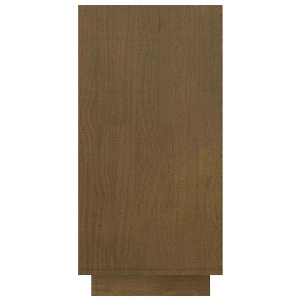 Libreria Marrone ambra 80x35x71 cm in Legno Massello di Pino
