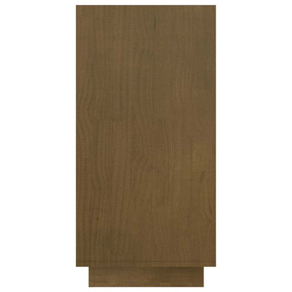 Libreria Marrone ambra 80x35x71 cm in Legno Massello di Pino