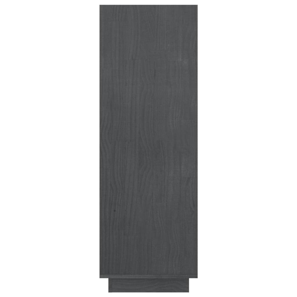 Libreria/Divisorio Grigio 80x35x103 cm Legno Massello di Pino | homemem39
