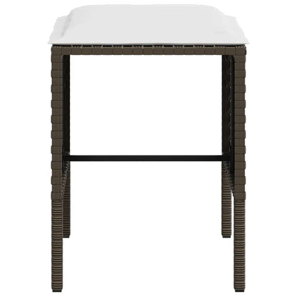 Set Divano a L con Cuscini 5 pz Marrone in Polyrattan - homemem39