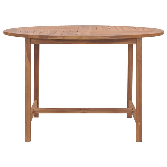Tavolo da Pranzo da Giardino Ø110x75 cm Legno Massello di Teak - homemem39