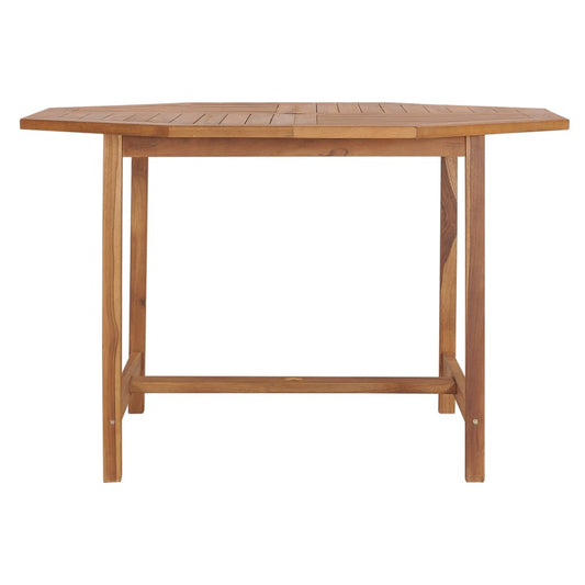Tavolo Pranzo da Giardino Ø110x110x75 cm Legno Massello di Teak - homemem39