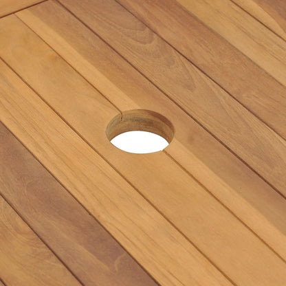 Vanità da Bagno e 3 Cestini Legno Massello di Teak 132x45x75 cm | homemem39