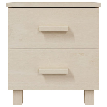 Comodino HAMAR Miele 40x35x44,5 cm in Legno Massello di Pino - homemem39