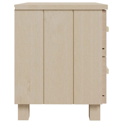 Comodini HAMAR 2 pz ambra 40x35x44,5 cm Legno Massello di Pino - homemem39