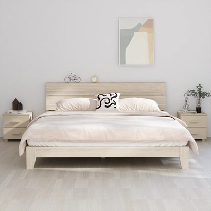 Comodini HAMAR 2 pz Miele 40x35x44,5 cm Legno Massello di Pino - homemem39