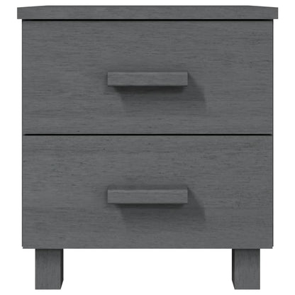 Comodini HAMAR 2 pz Grigio Scuro 40x35x44,5 cm in Legno di Pino - homemem39