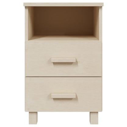 Comodino HAMAR Miele 40x35x62 cm in Legno Massello di Pino - homemem39