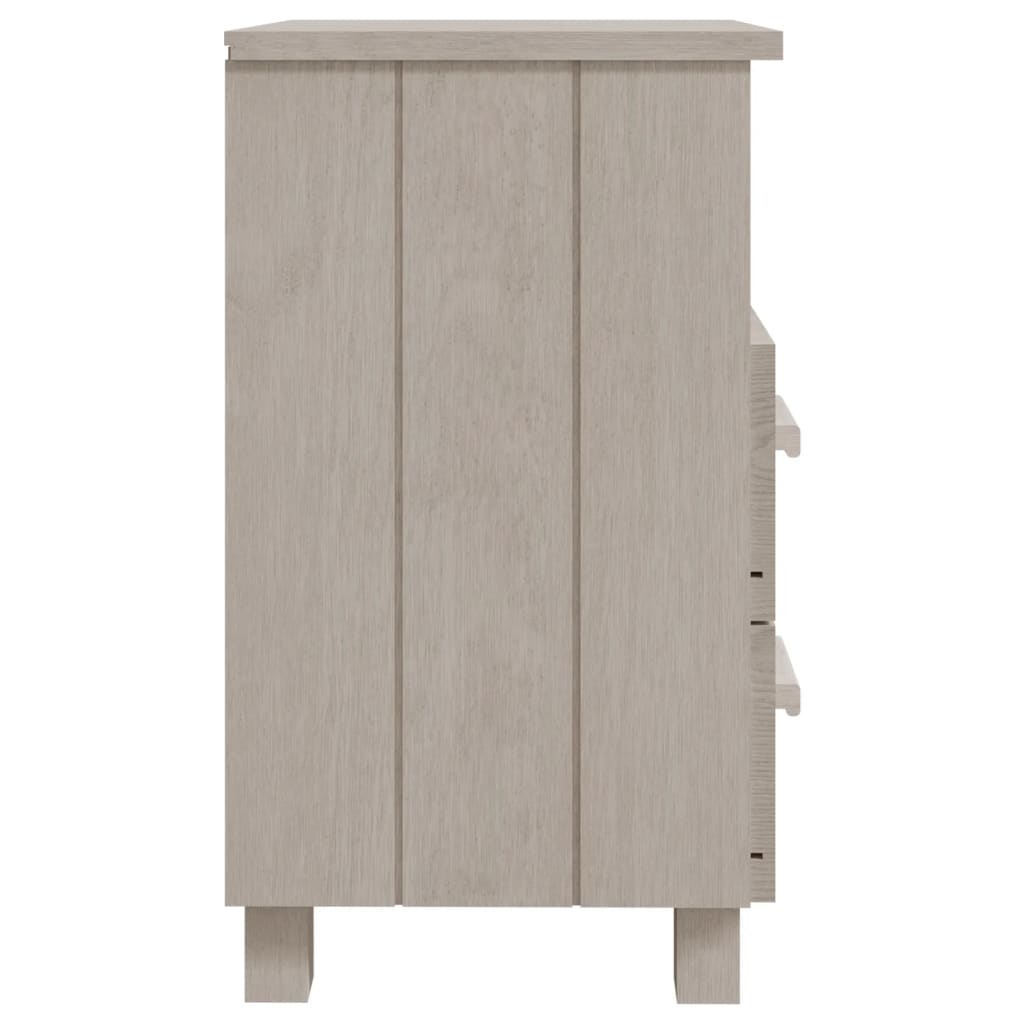 Comodini HAMAR 2 pz Bianchi 40x35x62 cm in Legno di Pino - homemem39