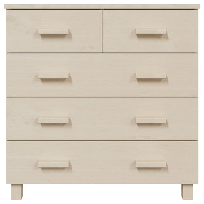 Credenza HAMAR ambra 79x40x80 cm in Legno Massello di Pino - homemem39