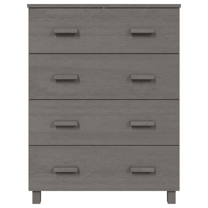 Credenza HAMAR Grigio Chiaro 79x40x103,5 cm in Legno di Pino - homemem39