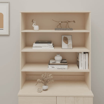 Piano Credenza HAMAR ambra 90x35x100 cm Legno Massello di Pino - homemem39