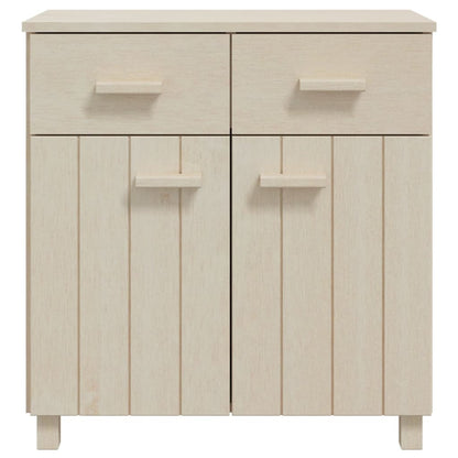 Credenza HAMAR ambra 79x40x80 cm in Legno Massello di Pino - homemem39