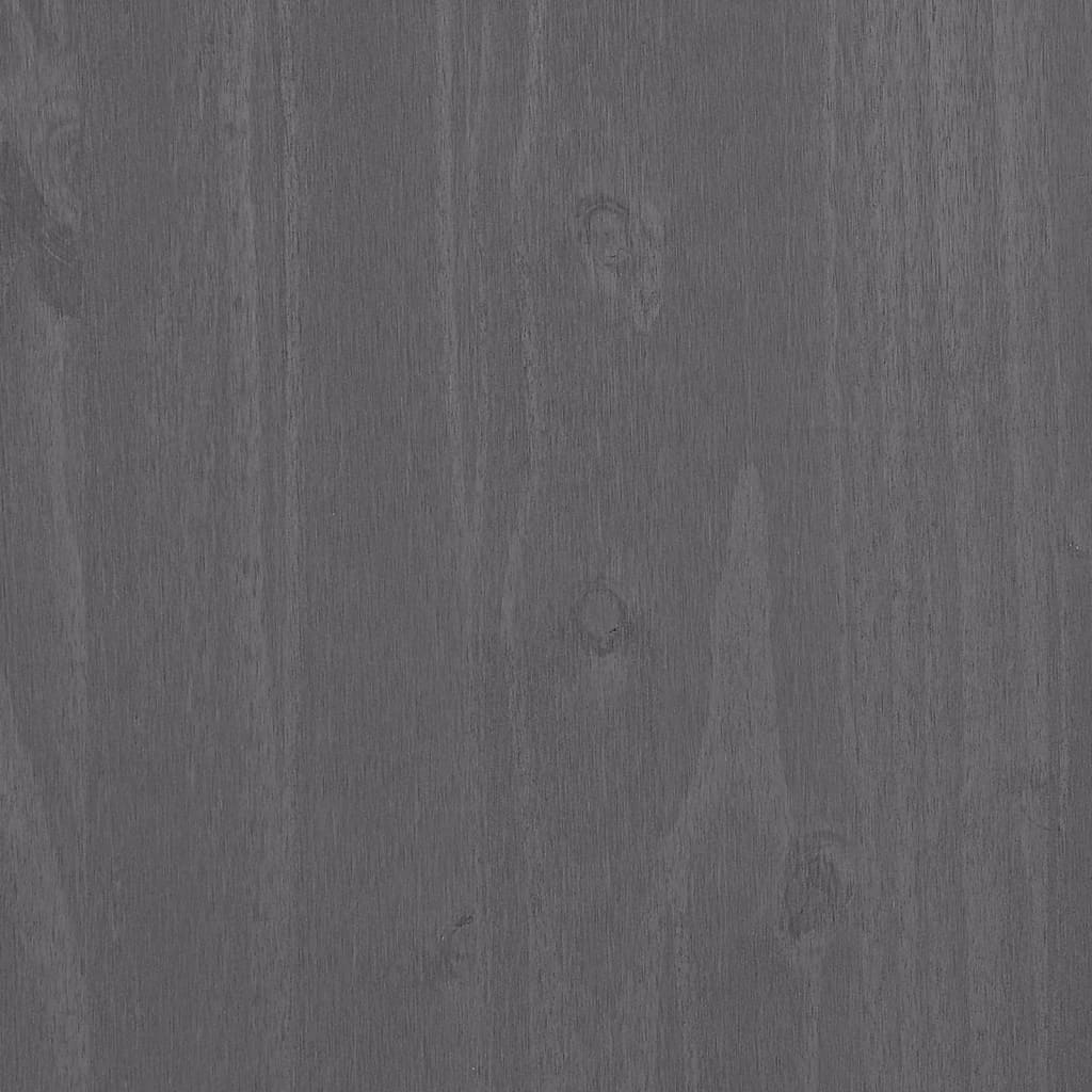 Credenza HAMAR Grigio Chiaro 113x40x80cm Legno Massello di Pino | homemem39