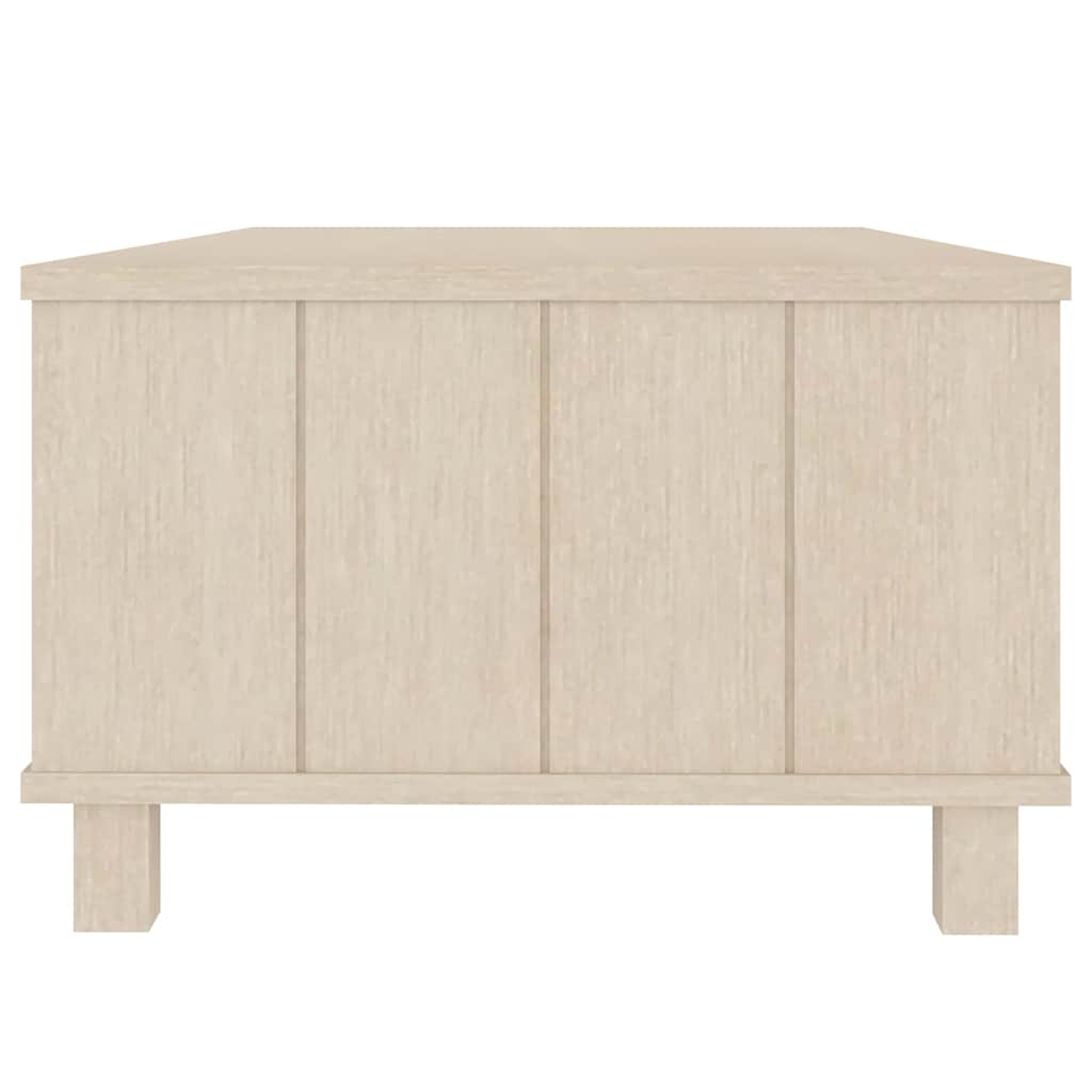 Tavolino HAMAR ambra 100x55x35 cm in Legno Massello di Pino