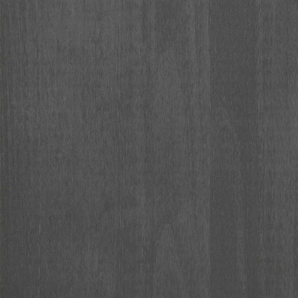 Tavolino HAMAR Grigio Scuro 100x55x35 cm Legno Massello di Pino
