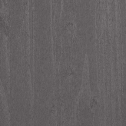 Tavolino HAMAR Grigio Chiaro 100x55x35cm Legno Massello di Pino
