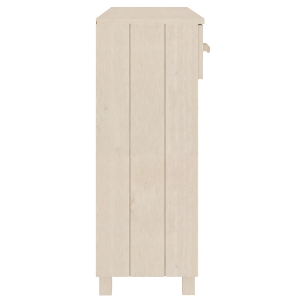 Consolle HAMAR ambra 90x35x90 cm in Legno Massello di Pino - homemem39