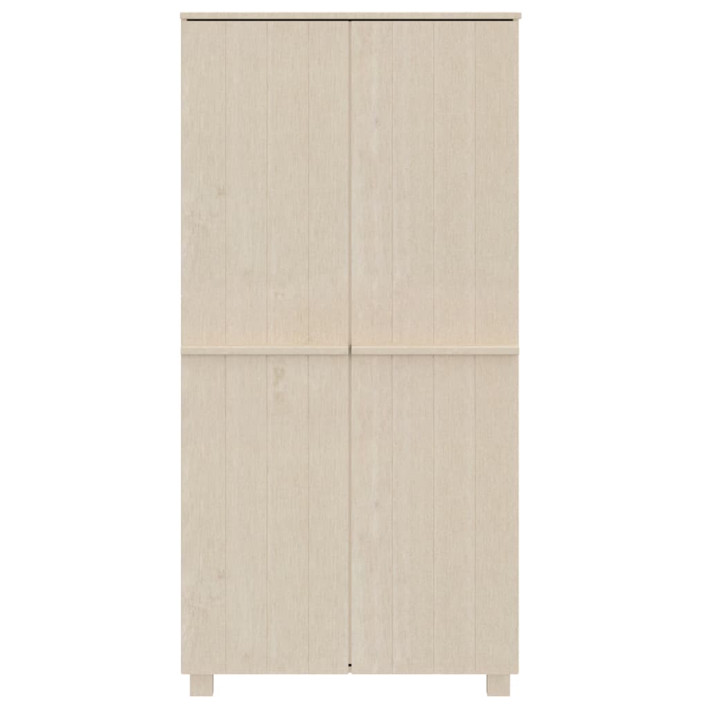 Armadio HAMAR ambra 89x50x180 cm in Legno Massello di Pino - homemem39