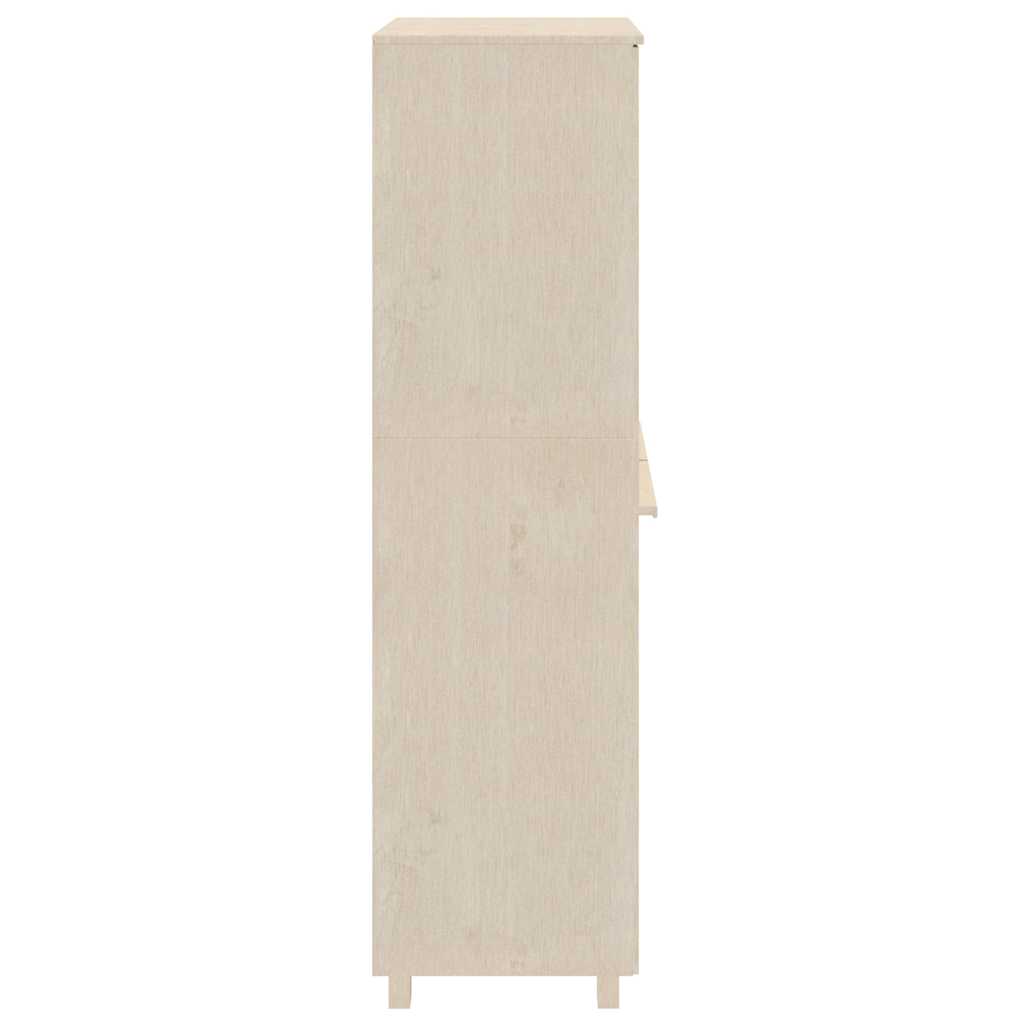 Armadio HAMAR ambra 89x50x180 cm in Legno Massello di Pino