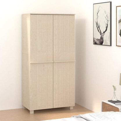Armadio HAMAR ambra 89x50x180 cm in Legno Massello di Pino