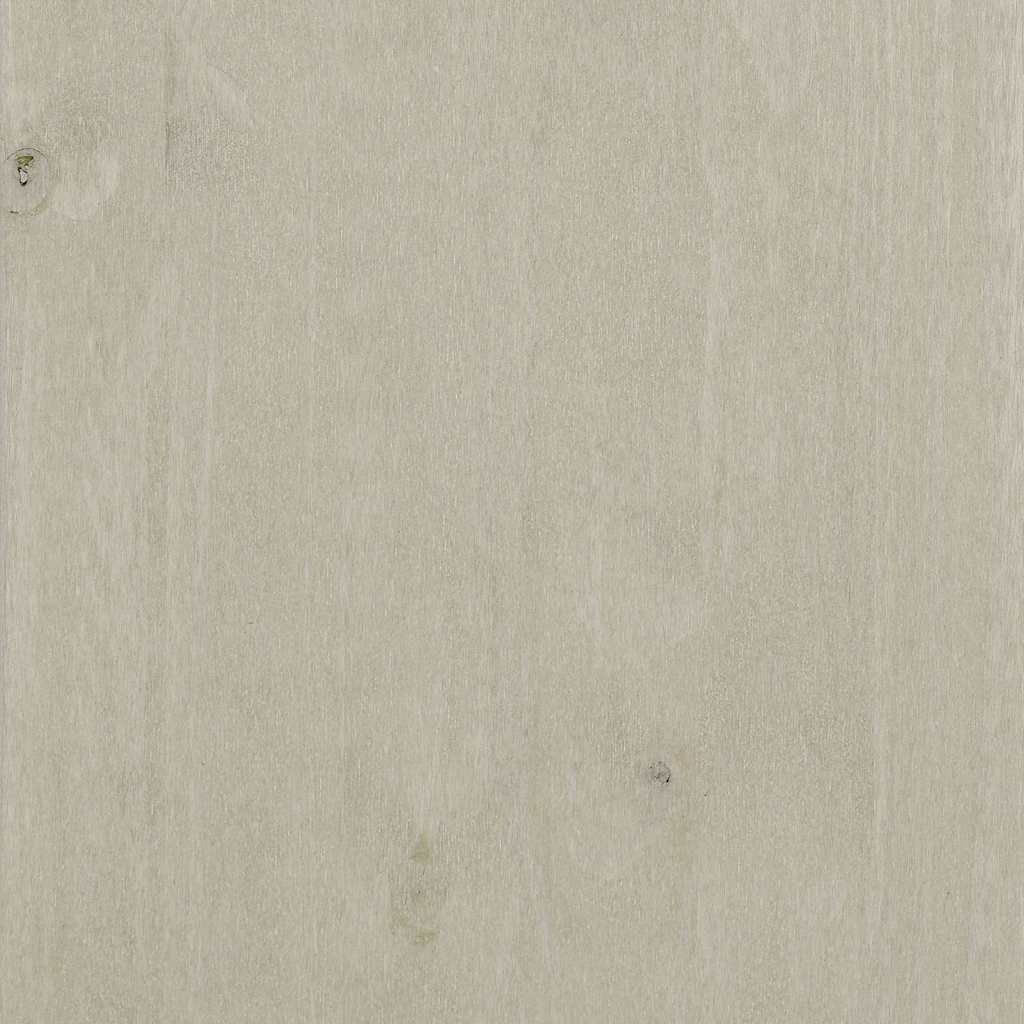 Armadio HAMAR Bianco 89x50x180 cm in Legno Massello di Pino