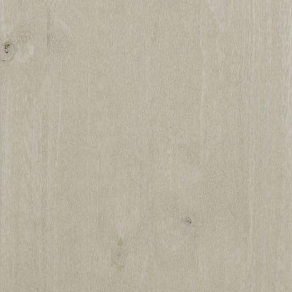 Armadio HAMAR Bianco 89x50x180 cm in Legno Massello di Pino - homemem39