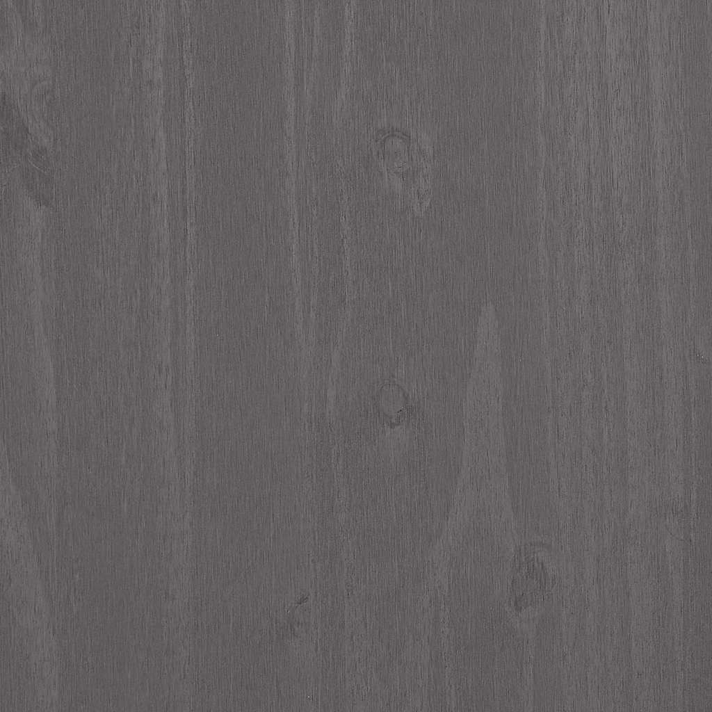 Armadio HAMAR Grigio Chiaro 89x50x180 cm Legno Massello di Pino