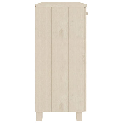 Credenza HAMAR Miele 85x35x80 cm in Legno Massello di Pino - homemem39