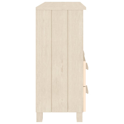 Credenza HAMAR ambra 85x35x80 cm in Legno Massello di Pino - homemem39
