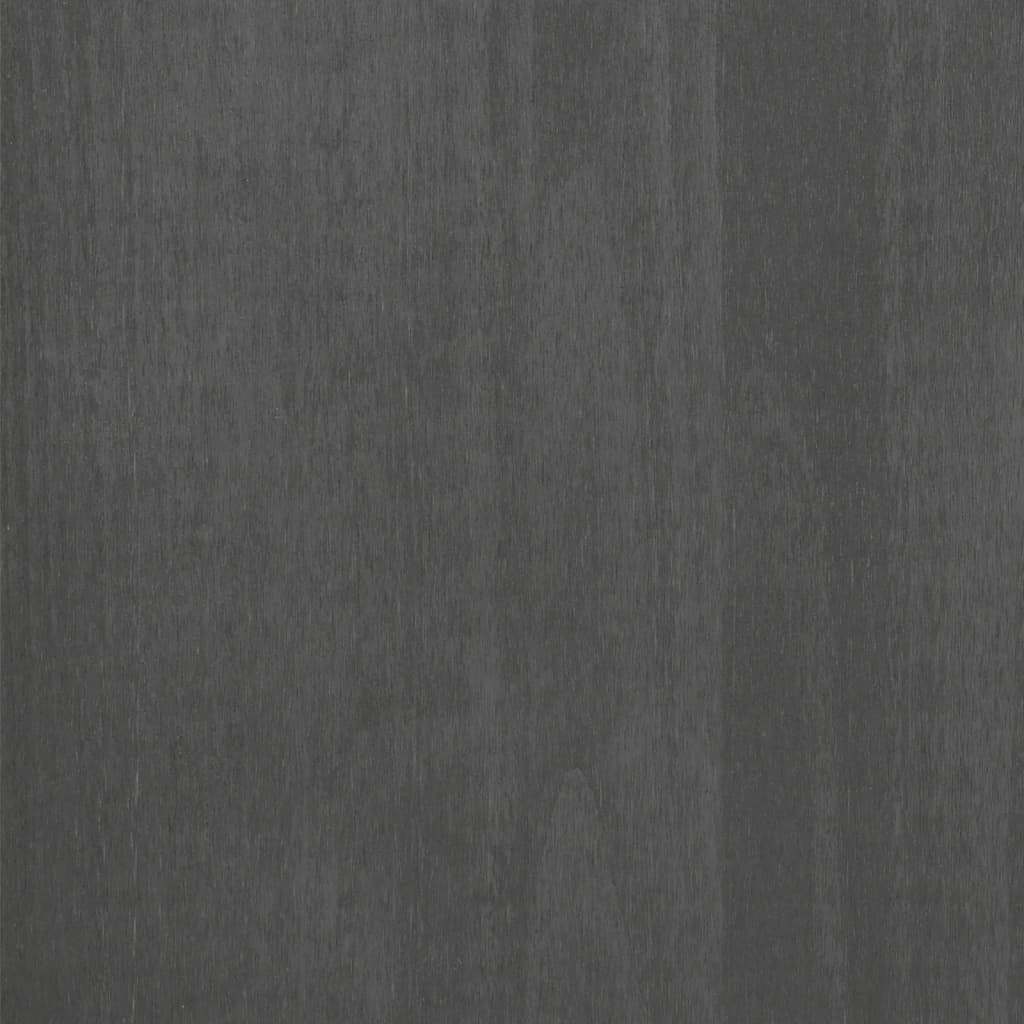 Scaffale Superiore per Credenza Grigio Scuro 85x35x100 cm Pino