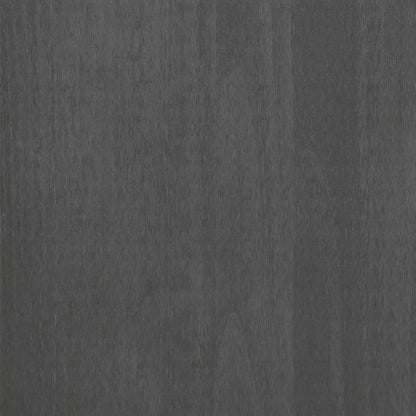 Scaffale Superiore per Credenza Grigio Scuro 85x35x100 cm Pino