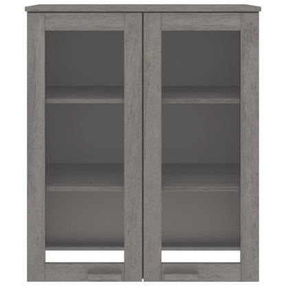 Scaffale per Credenza Grigio Chiaro 85x35x100 cm Legno di Pino - homemem39