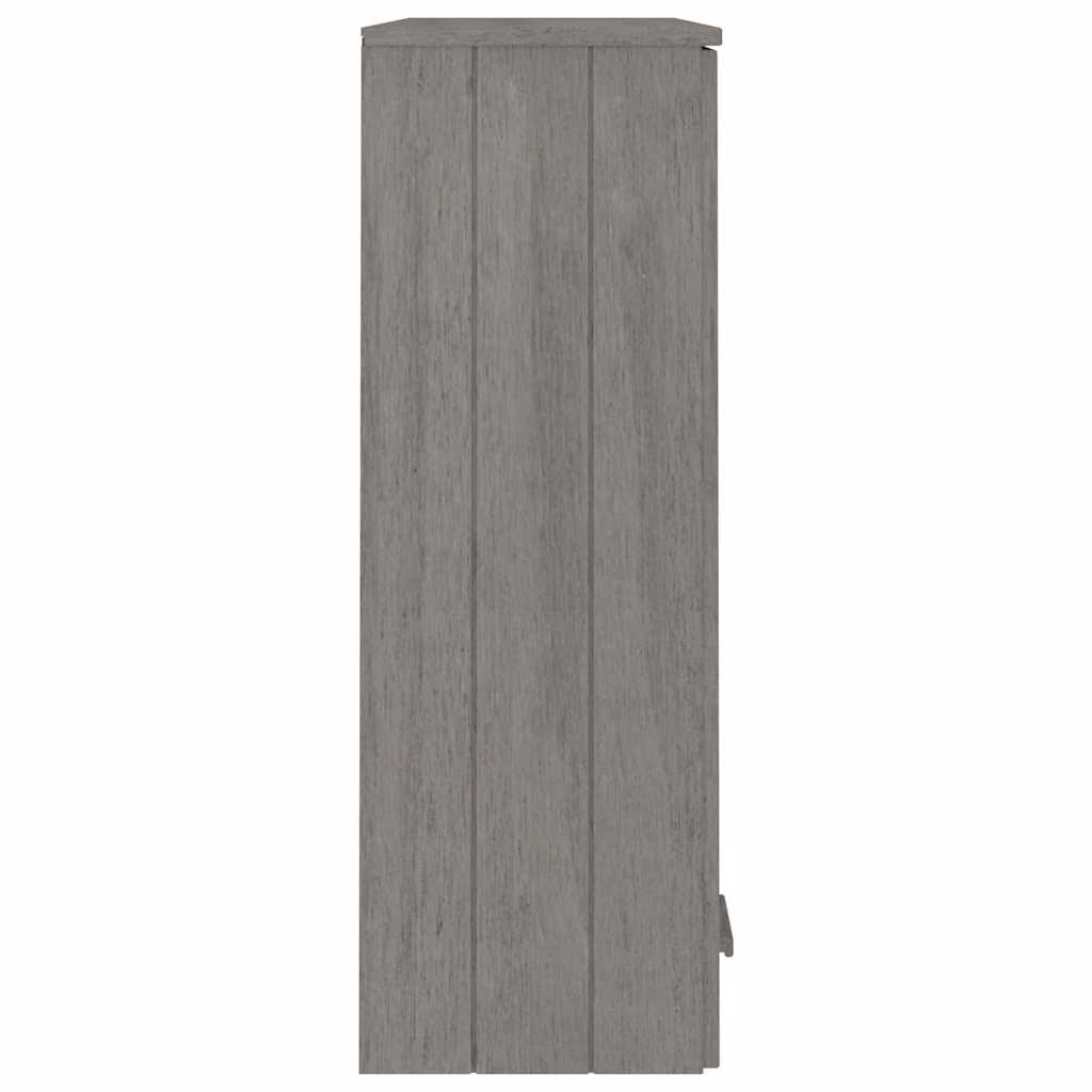 Scaffale per Credenza Grigio Chiaro 85x35x100 cm Legno di Pino