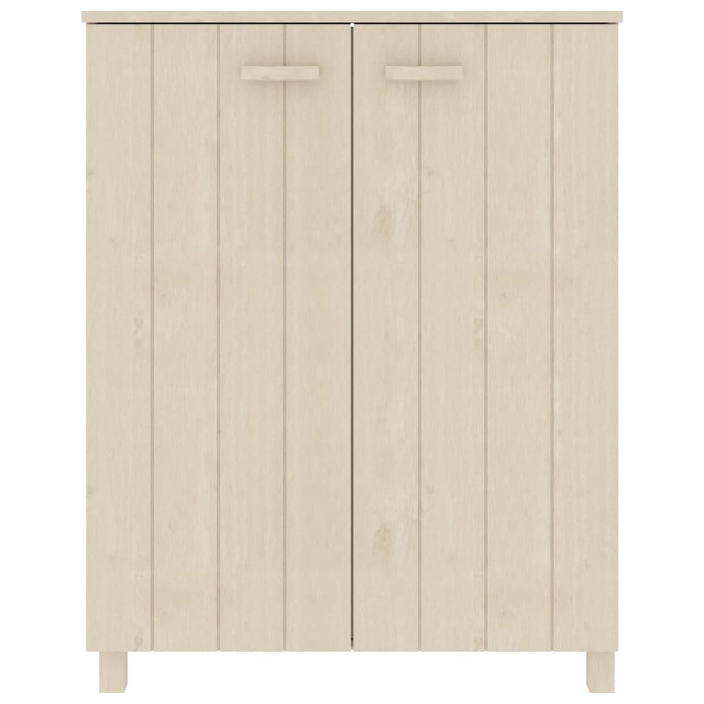 Scarpiera HAMAR ambra 85x40x108 cm in Legno Massello di Pino - homemem39