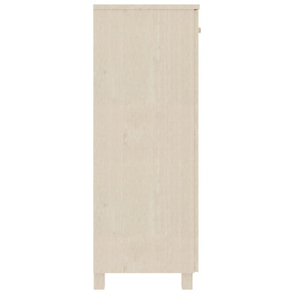 Scarpiera HAMAR Miele 85x40x108 cm in Legno Massello di Pino - homemem39