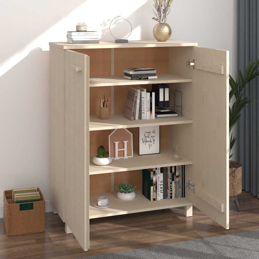 Scarpiera HAMAR ambra 85x40x108 cm in Legno Massello di Pino - homemem39