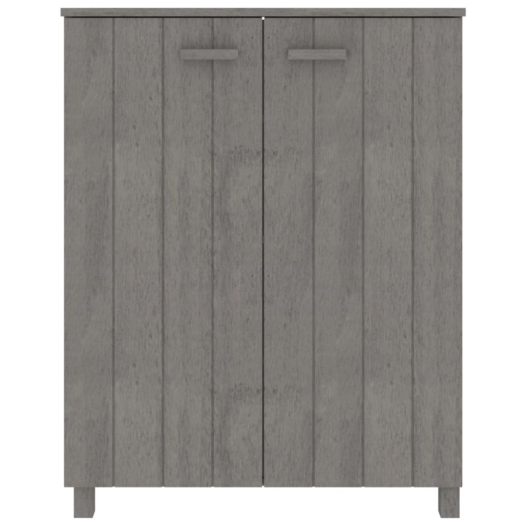 Scarpiera HAMAR Grigio Chiaro 85x40x108 cm in Legno di Pino - homemem39