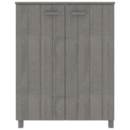 Scarpiera HAMAR Grigio Chiaro 85x40x108 cm in Legno di Pino - homemem39