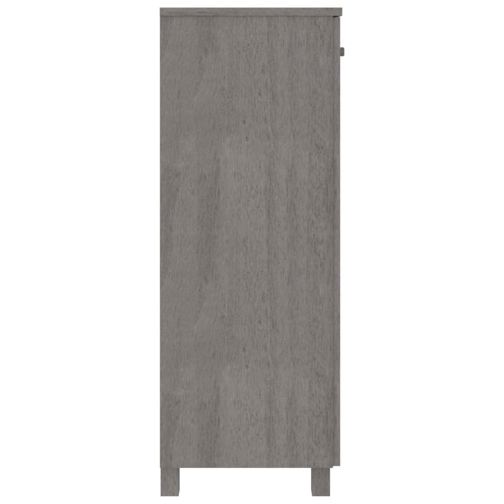 Scarpiera HAMAR Grigio Chiaro 85x40x108 cm in Legno di Pino - homemem39