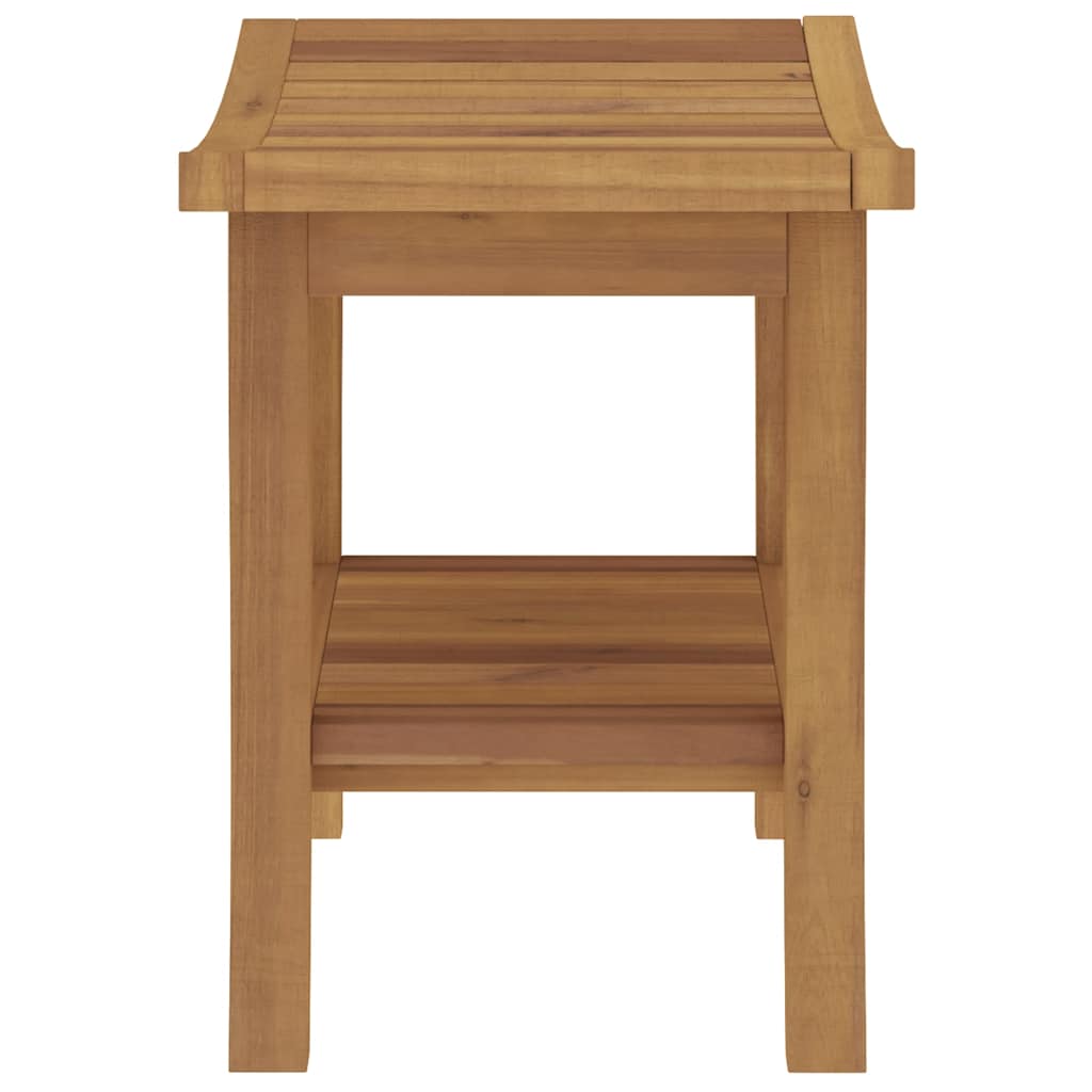 Tavolino da Bagno 50x35x45 cm in Legno Massello di Teak