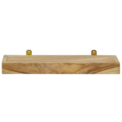 Mensole da Parete 2 pz 40x15x4 cm in Legno Massello di Teak | homemem39