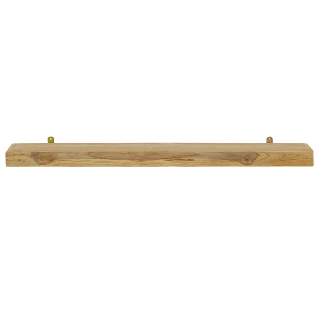 Mensole da Parete 2 pz 90x15x4 cm in Legno Massello di Teak | homemem39