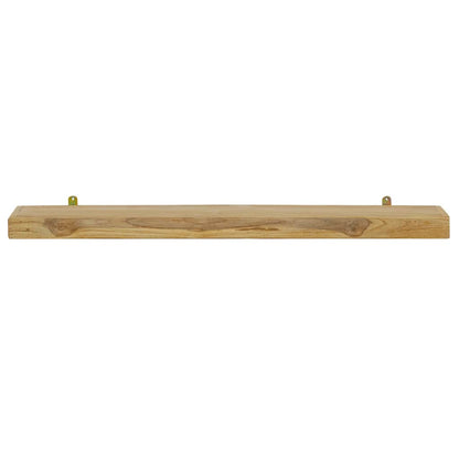 Mensole da Parete 2 pz 90x15x4 cm in Legno Massello di Teak | homemem39