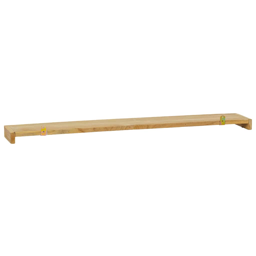Mensole da Parete 2 pz 90x15x4 cm in Legno Massello di Teak | homemem39