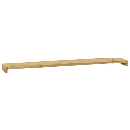 Mensole da Parete 2 pz 90x15x4 cm in Legno Massello di Teak | homemem39